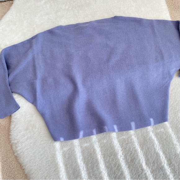 Philosophy Womens Viscose Blend Long Sleeve Poncho, Purple, Size 1X - Picture 6 of 8